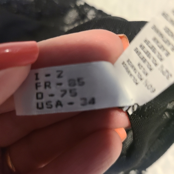 Lingerie Intimate Wear Black Lace one piece Christie's Size Small 34 - Picture 4 of 8